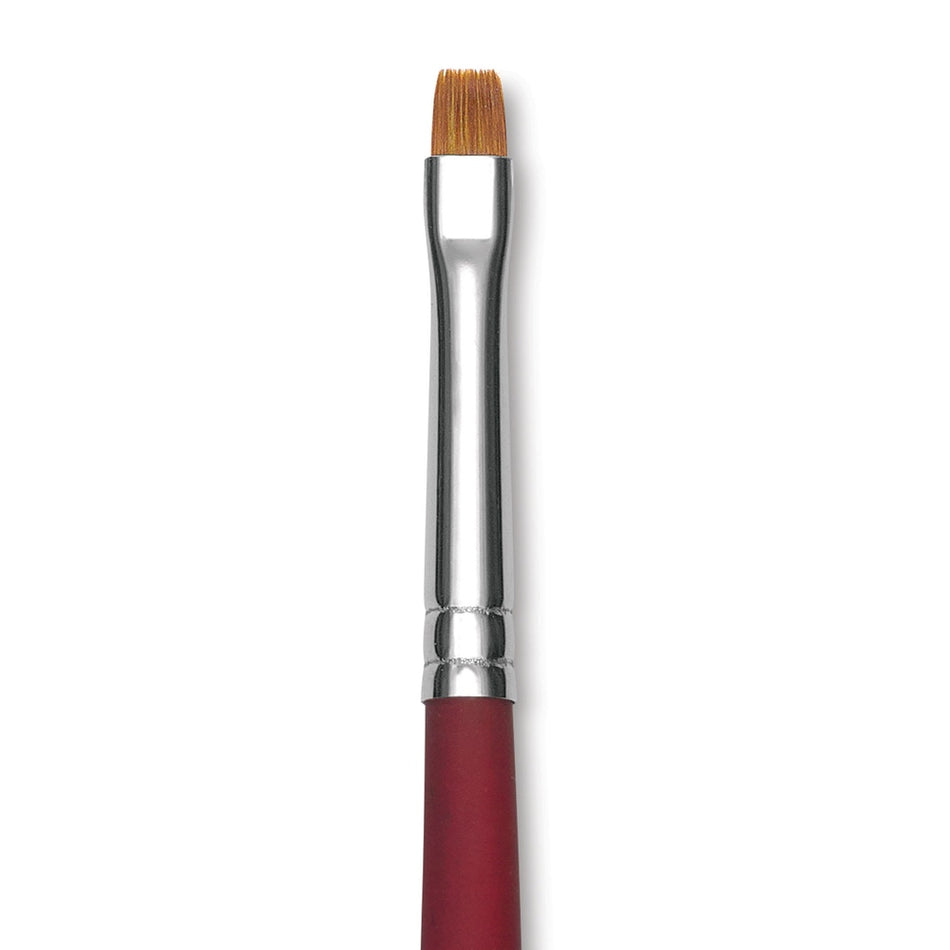 Princeton Velvetouch Series 3900 Synthetic Brush - Bright, Long Handle, Size 4