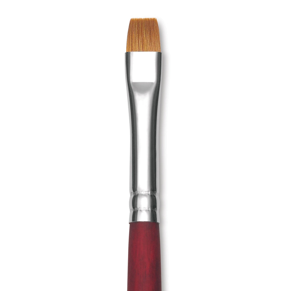 Princeton Velvetouch Series 3900 Synthetic Brush - Bright, Long Handle, Size 8