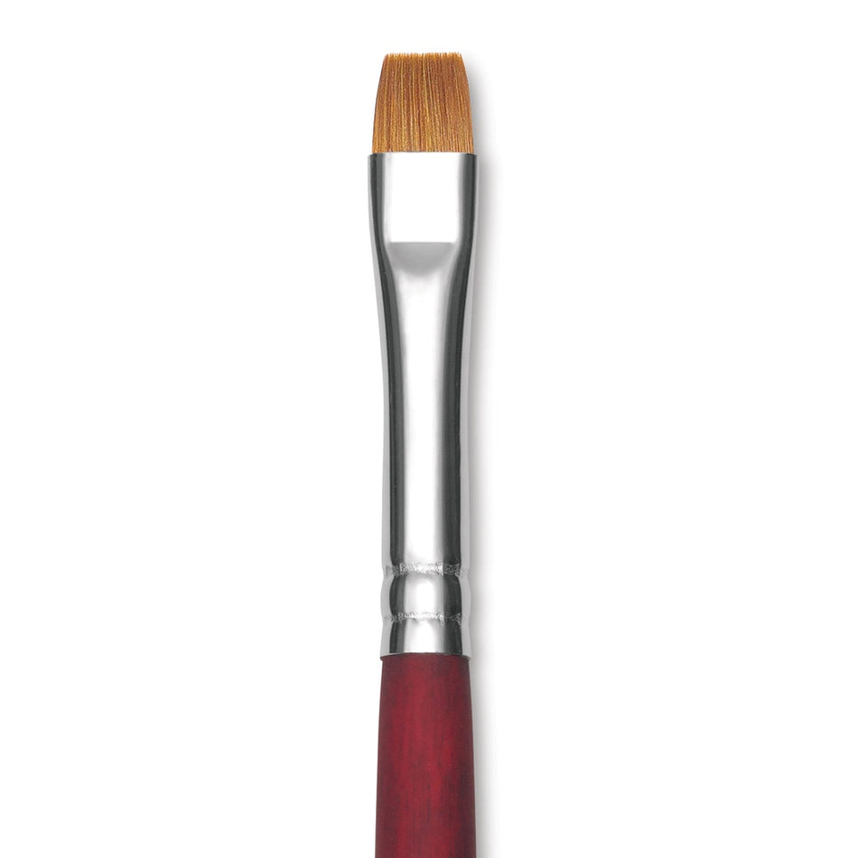 Princeton Velvetouch Series 3900 Synthetic Brush - Bright, Long Handle, Size 8