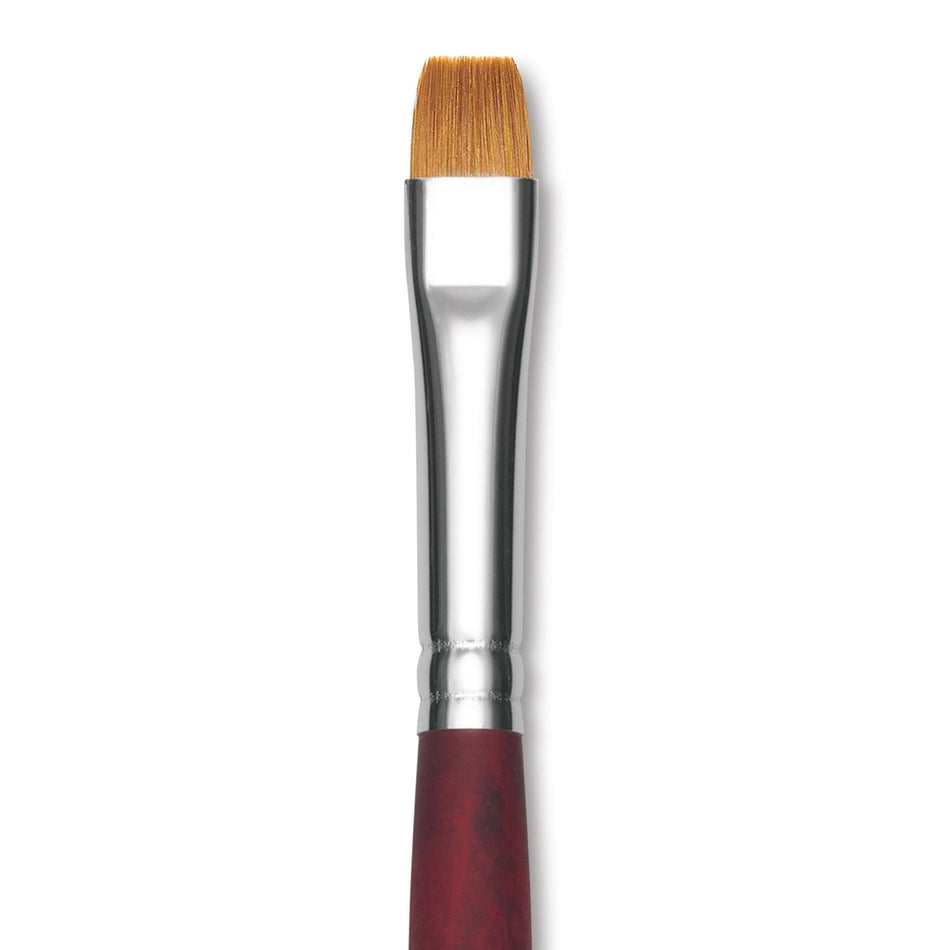 Princeton Velvetouch Series 3900 Synthetic Brush - Bright, Long Handle, Size 10