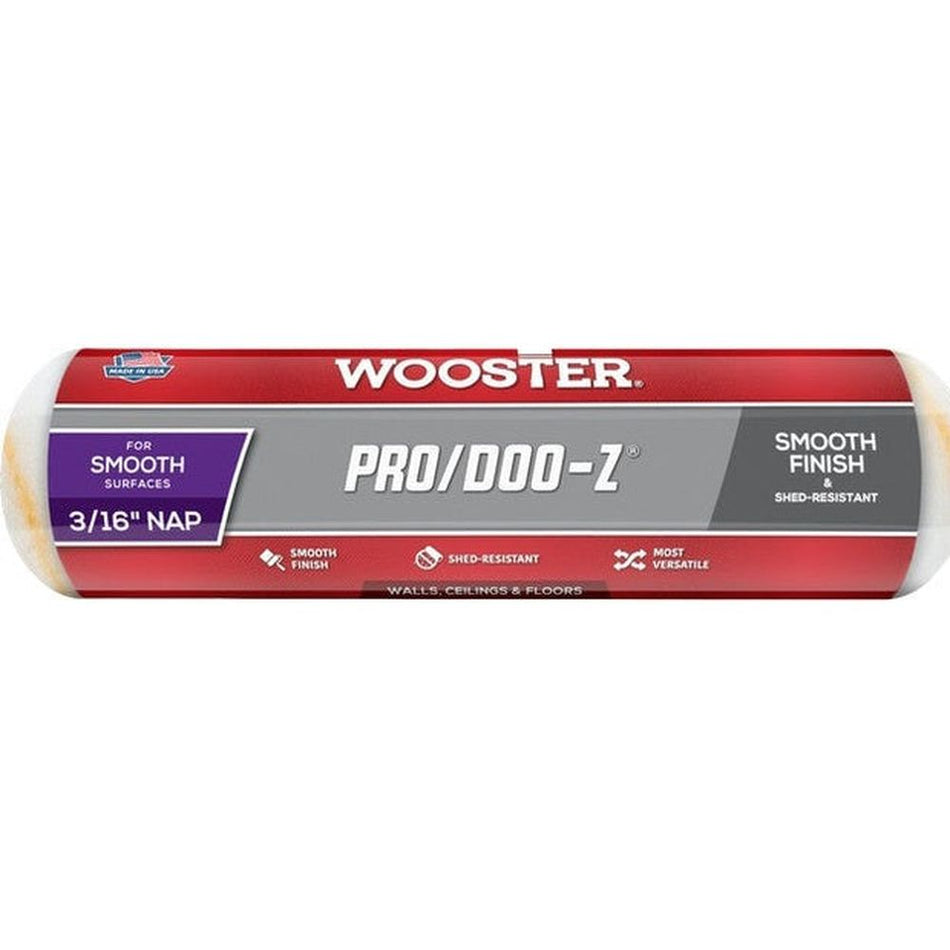 Wooster RR641 9" Pro/Doo-Z 3/16" Nap Roller Cover