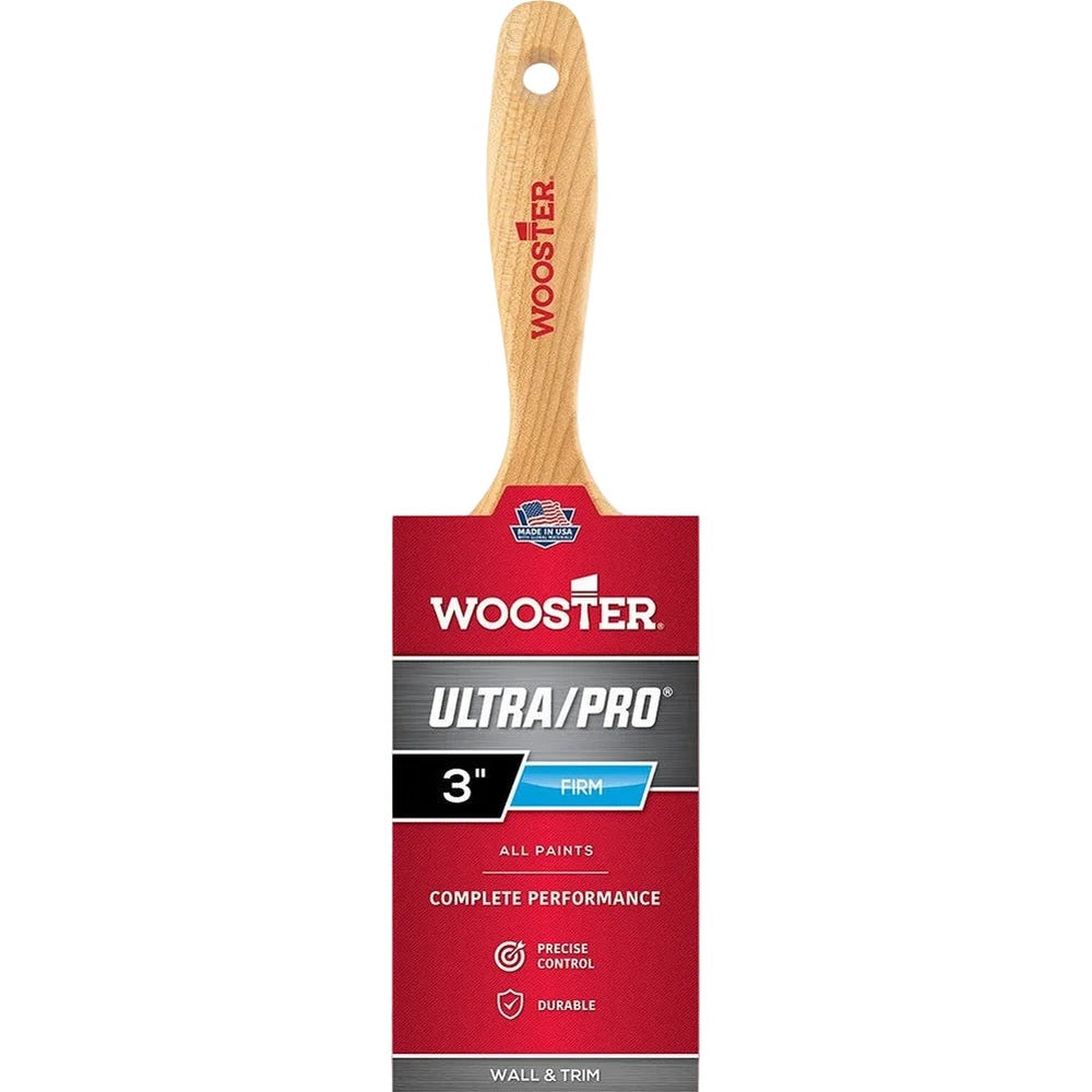 Wooster 4176 3" Ultra/Pro Firm Flat Beavertail Brush
