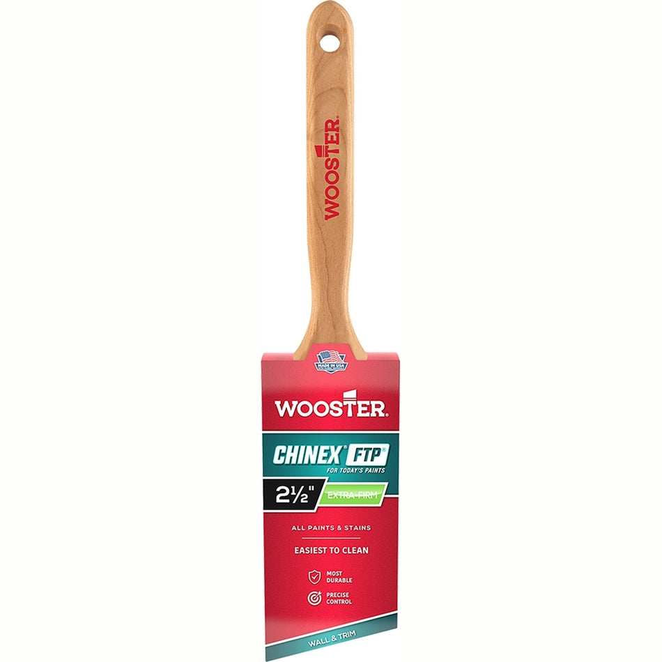 Wooster 4410 2.5" Chinex FTP Angle Sash Brush
