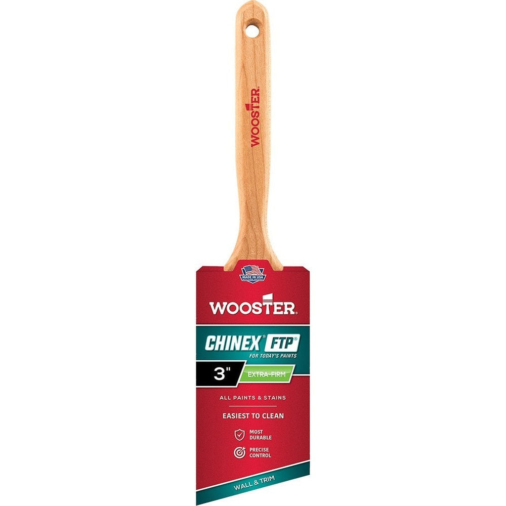 Wooster 4410 3" Chinex FTP Angle Sash Brush
