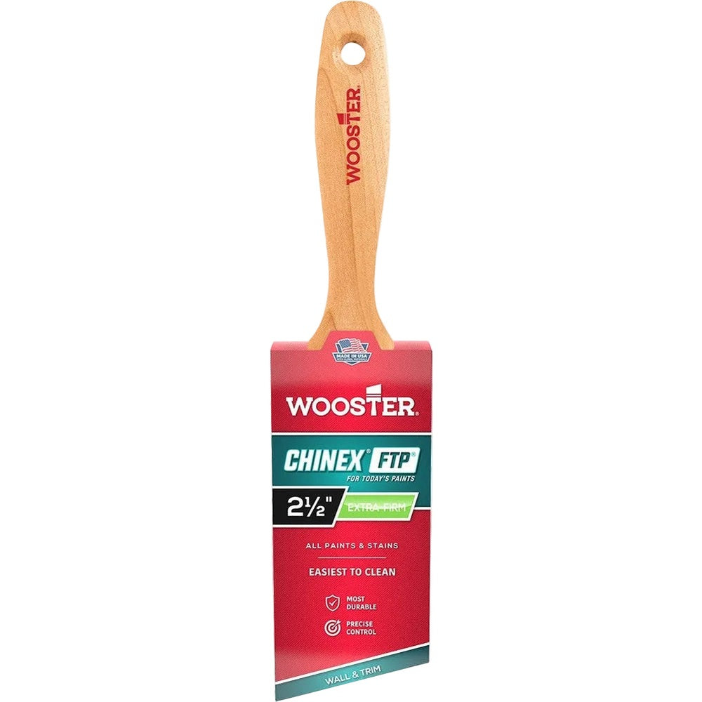 Wooster 4415 2.5" Chinex FTP Angle Beavertail Brush