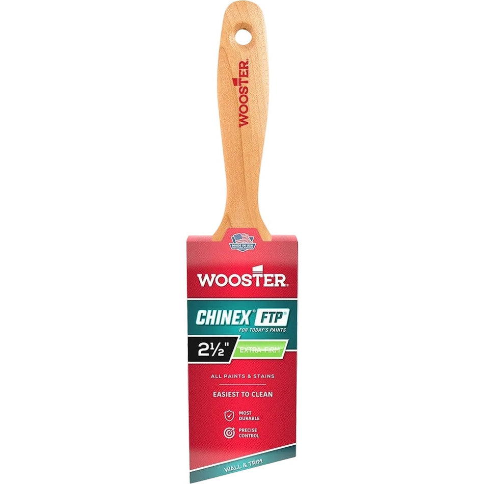 Wooster 4415 2.5" Chinex FTP Angle Beavertail Brush