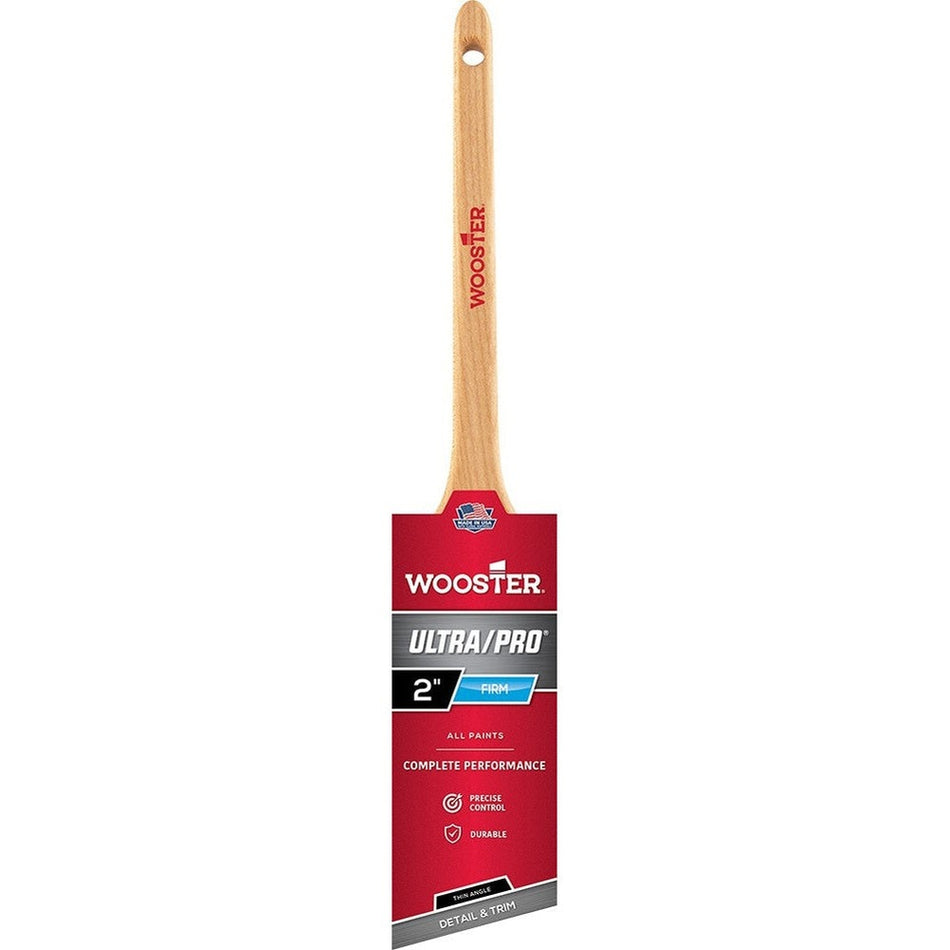 Wooster 4181 2" Ultra/Pro Firm Thin Angle Rattail Brush