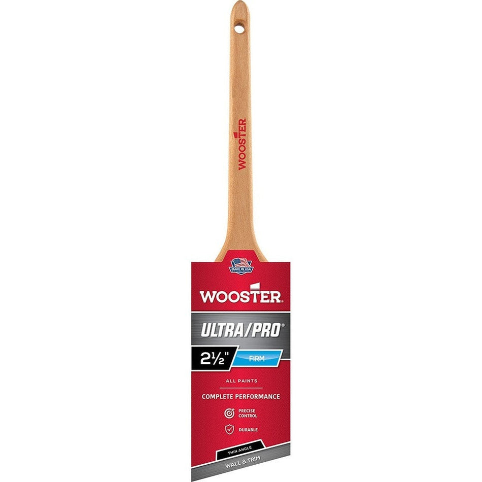 Wooster 4181 2.5" Ultra/Pro Firm Thin Angle Rattail Brush