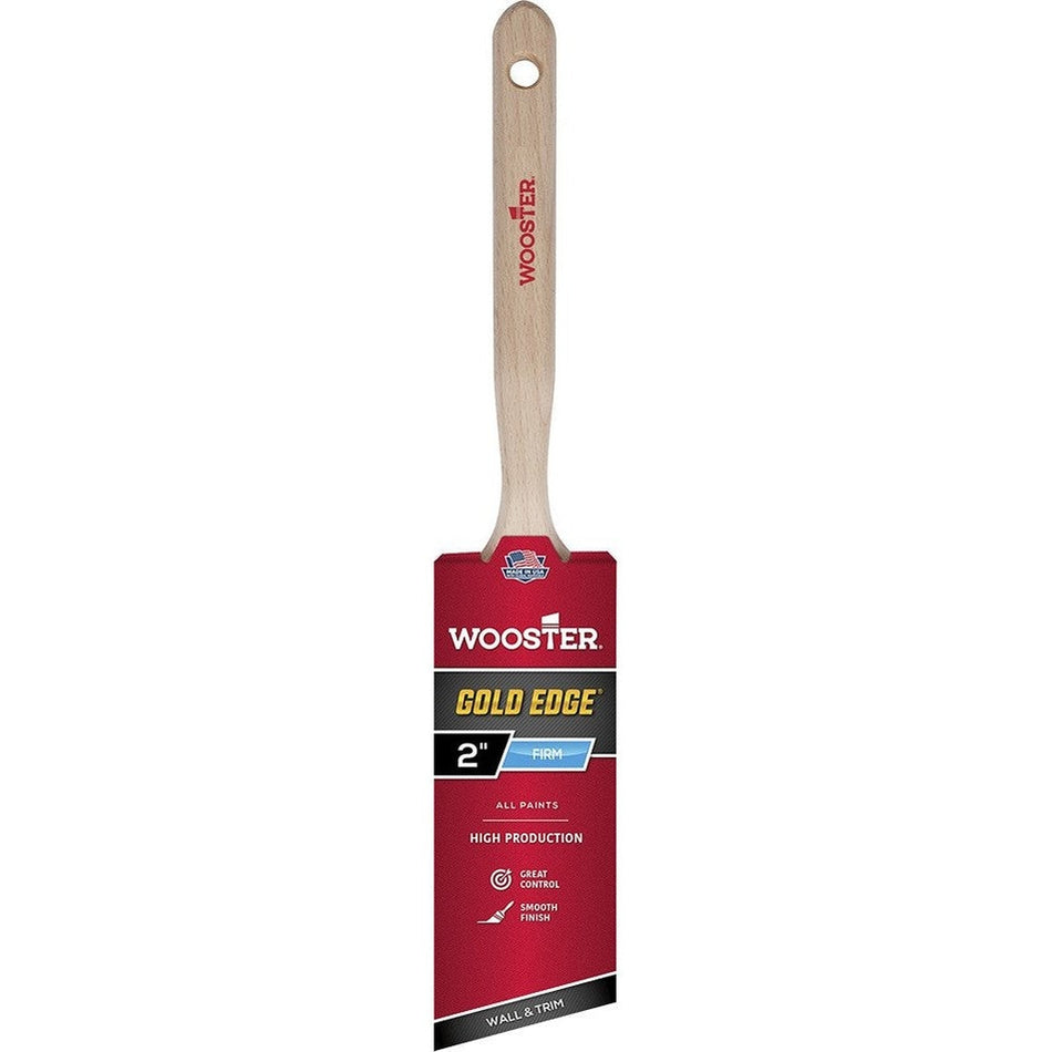Wooster 5231 2" Gold Edge Angle Sash Brush