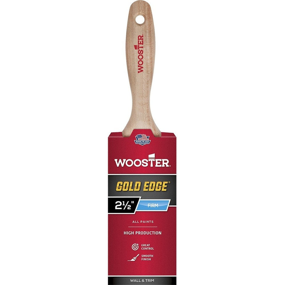 Wooster 5232 2.5" Gold Edge Flat Beavertail Brush