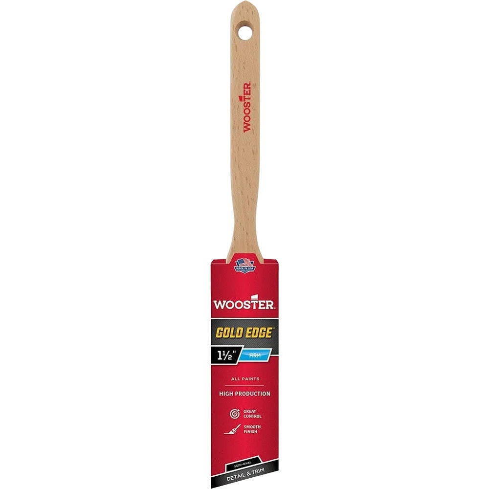 Wooster 5236 1.5" Gold Edge Angle Sash Brush