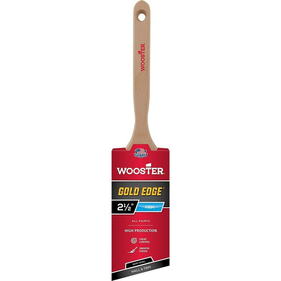 Wooster 5236 2.5" Gold Edge Angle Sash Brush