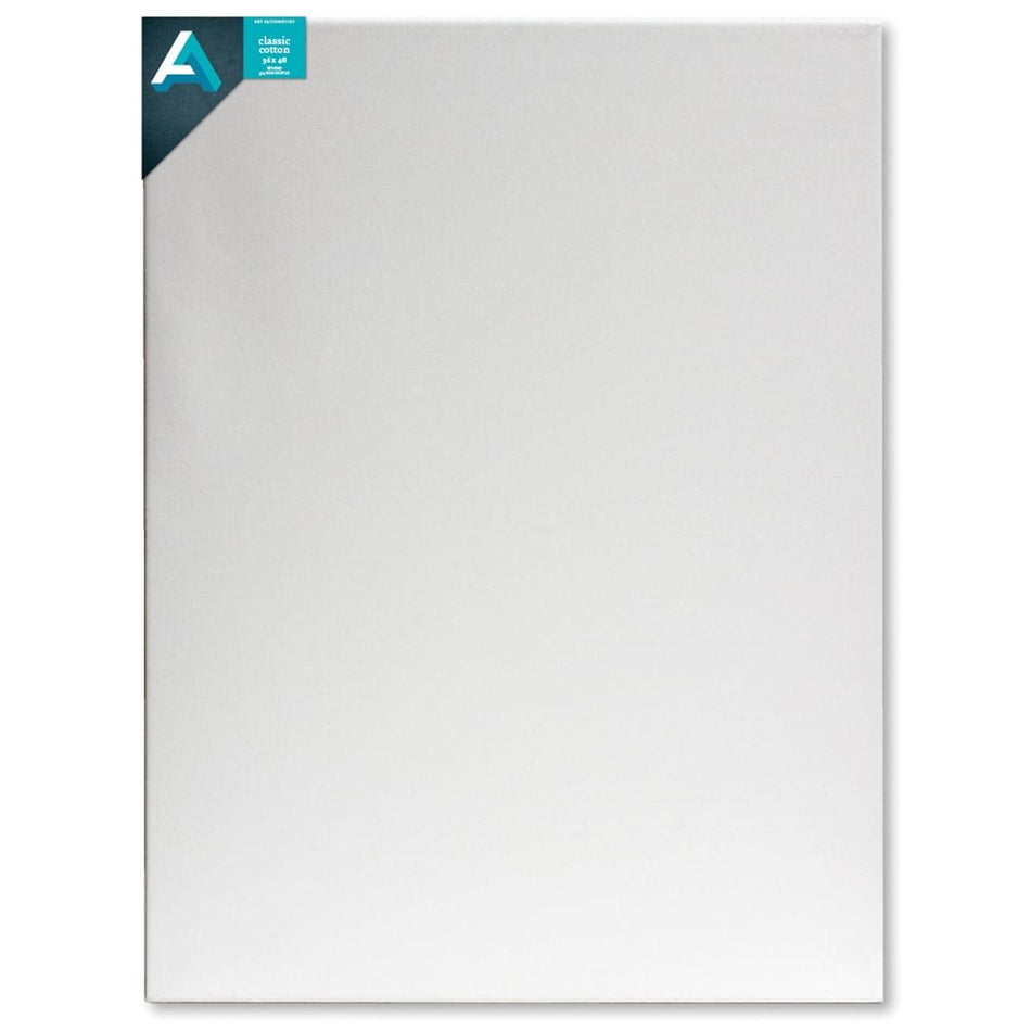 Art Alternatives 07246-3648 Classic Cotton Stretched Canvas, Studio Canvas ¾" Profile, 36" × 48"