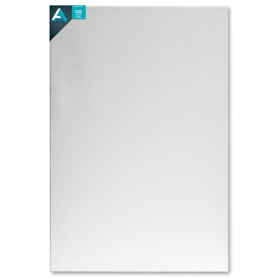 Art Alternatives 07246-4060 Classic Cotton Stretched Canvas, Studio Canvas ¾" Profile, 40" × 60"