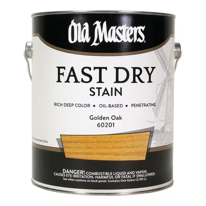 Old Masters 60201 Fast Dry Stain, 1 Gallon, Golden Oak