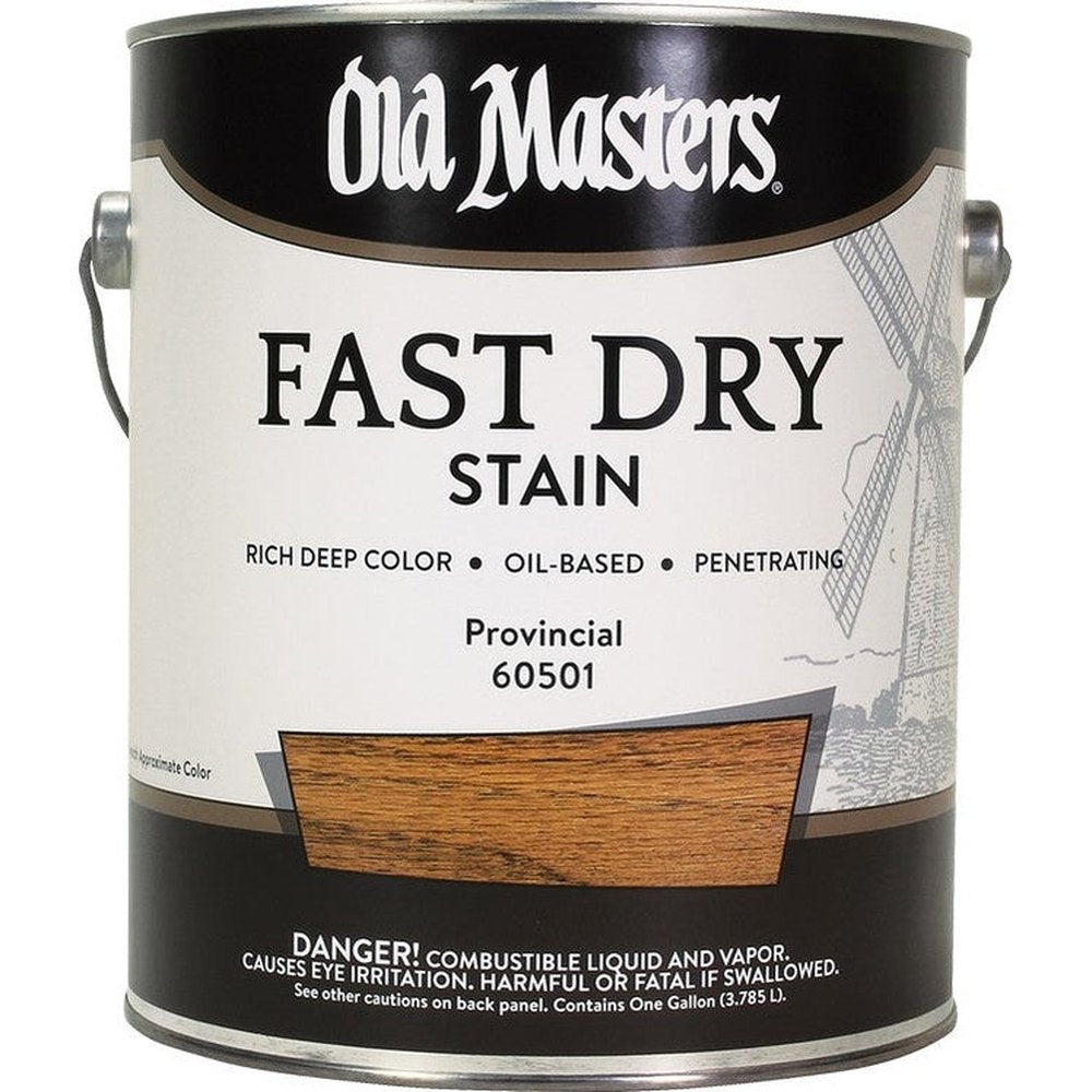 Old Masters 60501 Fast Dry Stain, 1 Gallon, Provincial