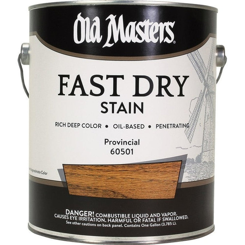 Old Masters 60501 Fast Dry Stain, 1 Gallon, Provincial
