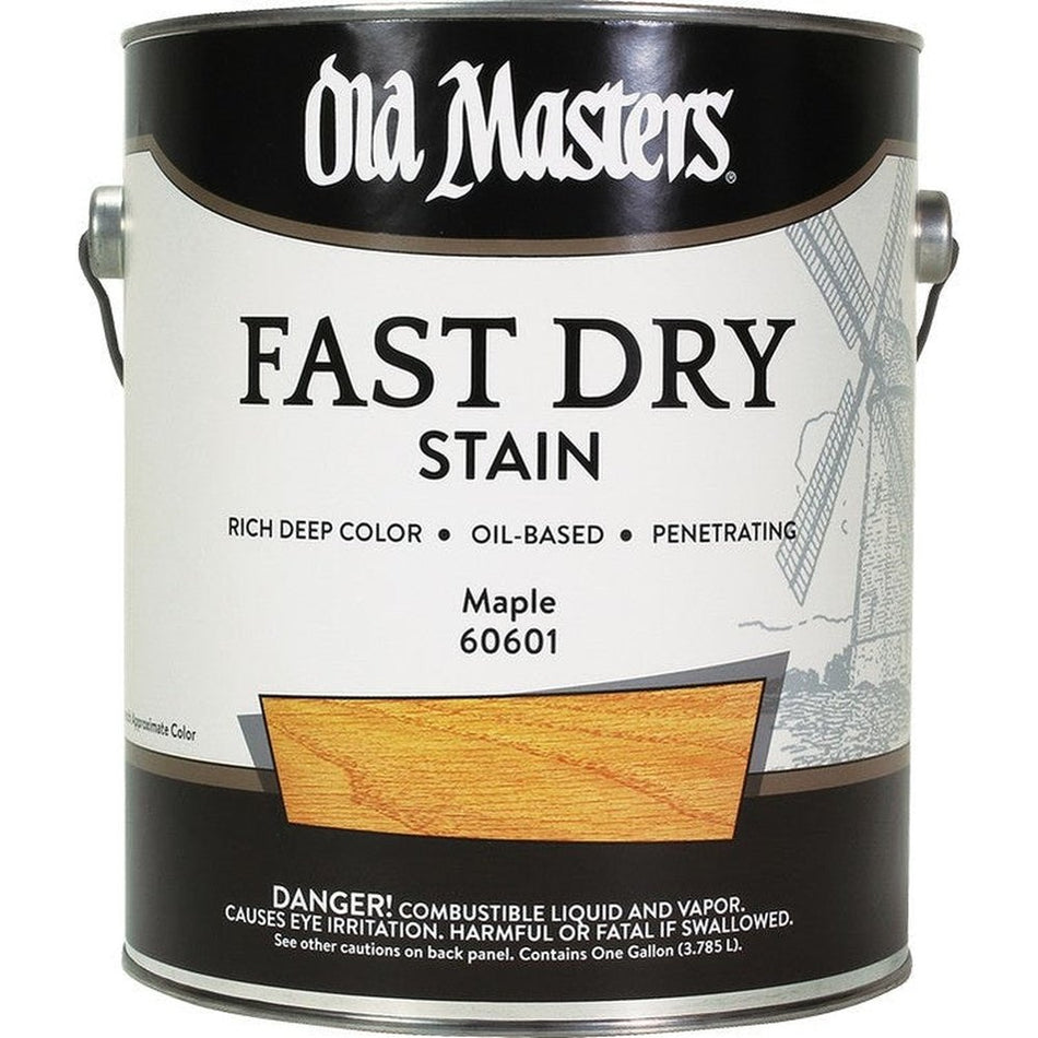Old Masters 60601 Fast Dry Stain, 1 Gallon, Maple