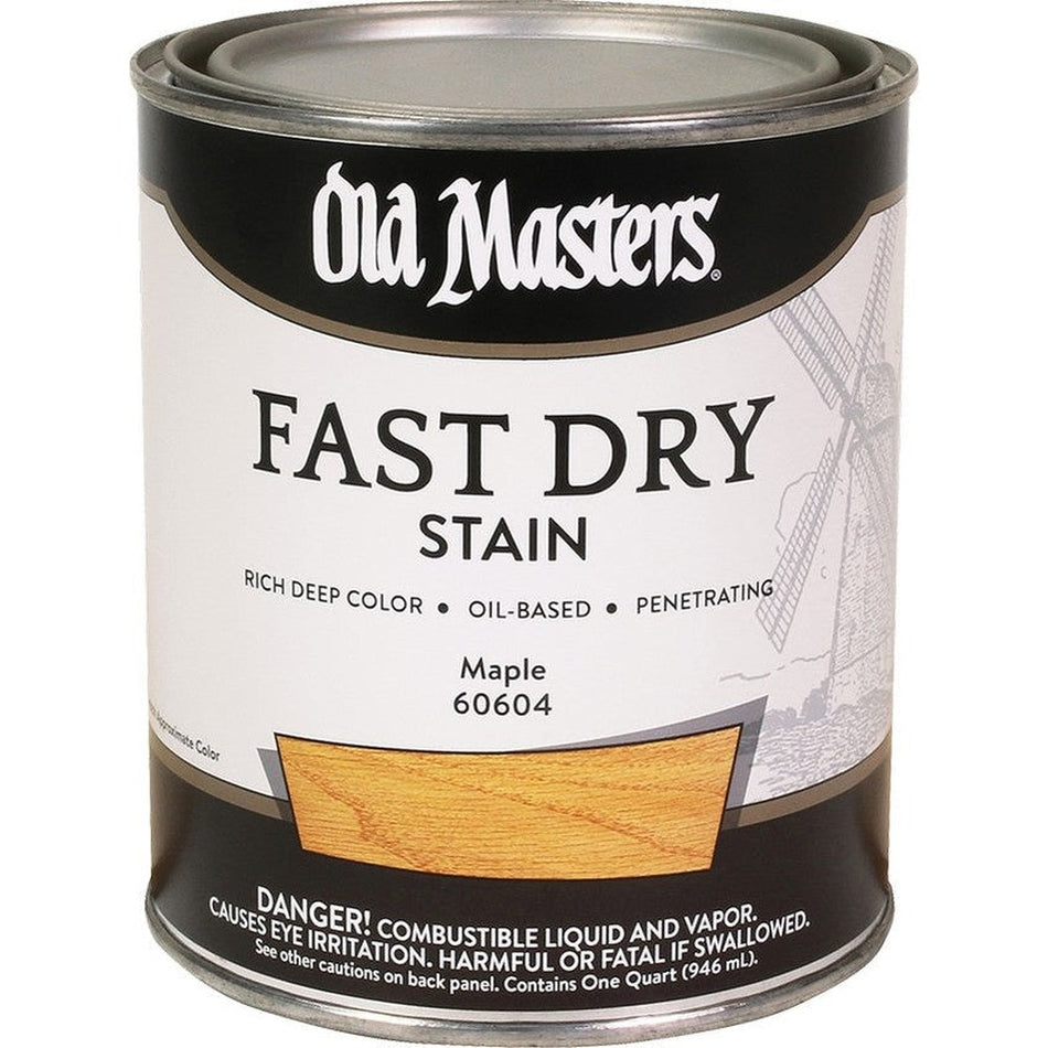Old Masters 60604 Fast Dry Stain, 1 Quart, Maple