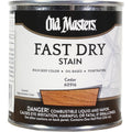Old Masters 60916 Fast Dry Stain, Half Pint, Cedar