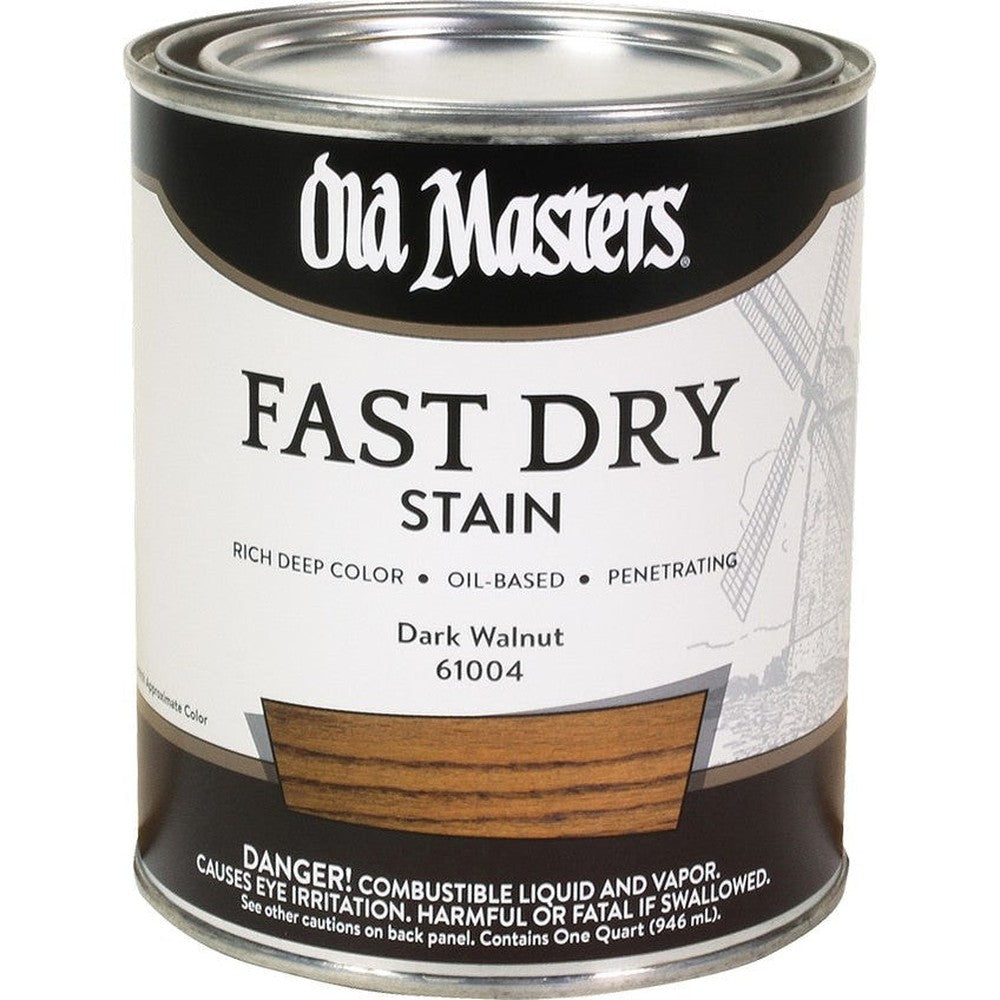 Old Masters 61004 Fast Dry Stain, 1 Quart, Dark Walnut