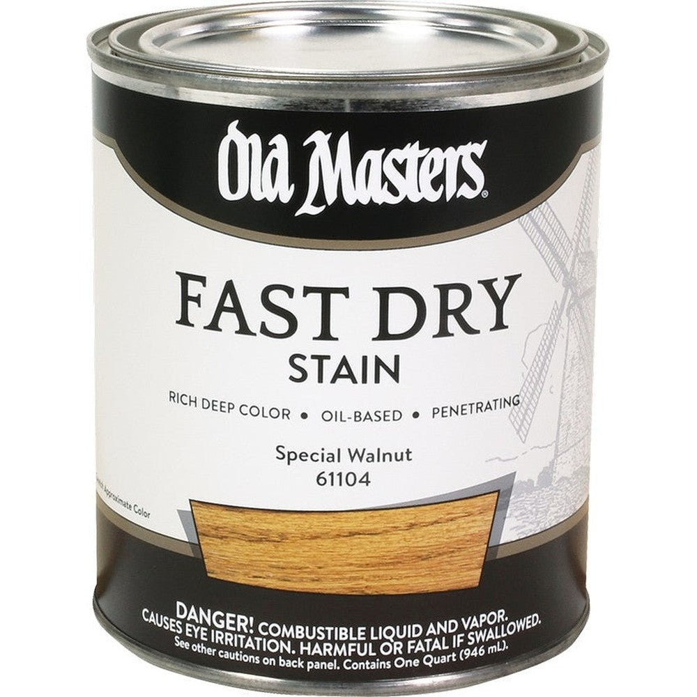 Old Masters 61104 Fast Dry Stain, 1 Quart, Special Walnut