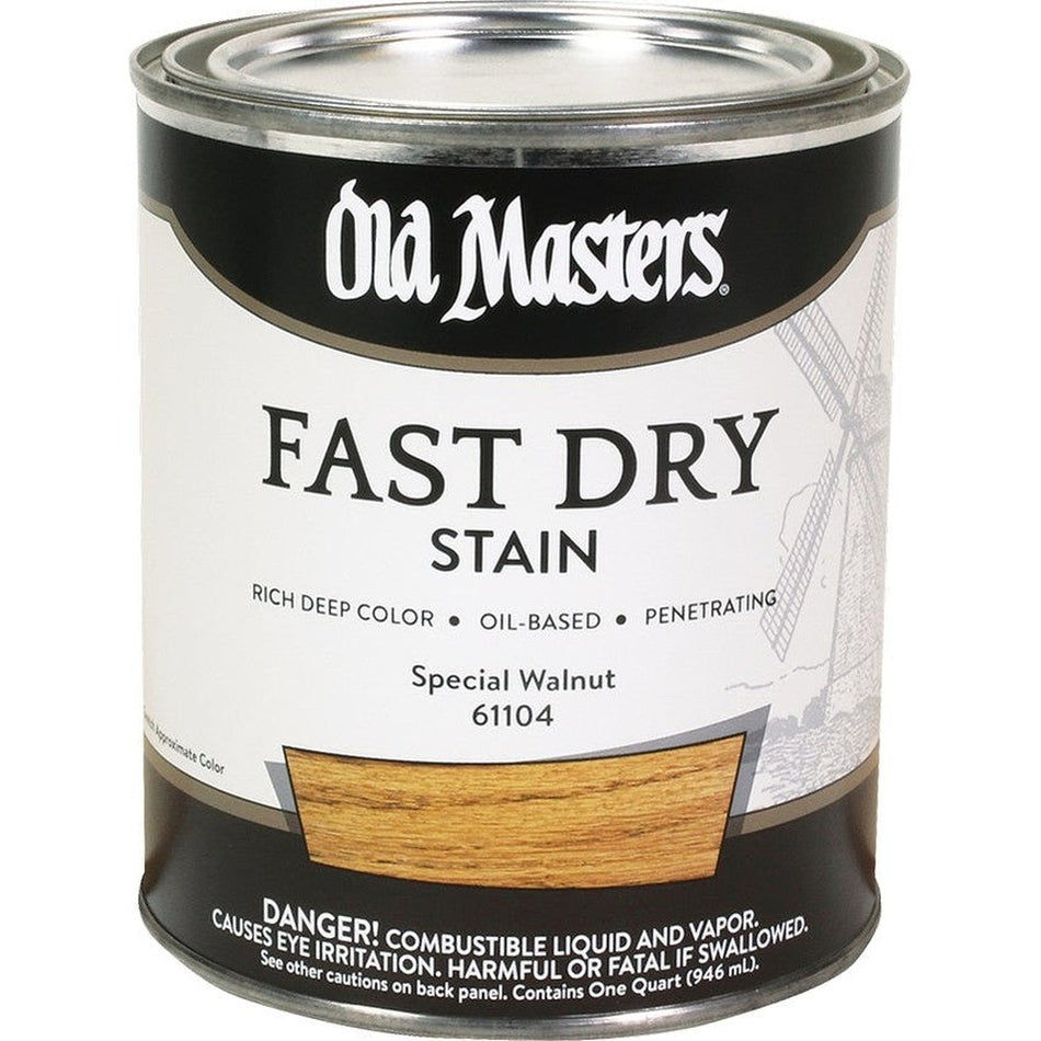 Old Masters 61104 Fast Dry Stain, 1 Quart, Special Walnut