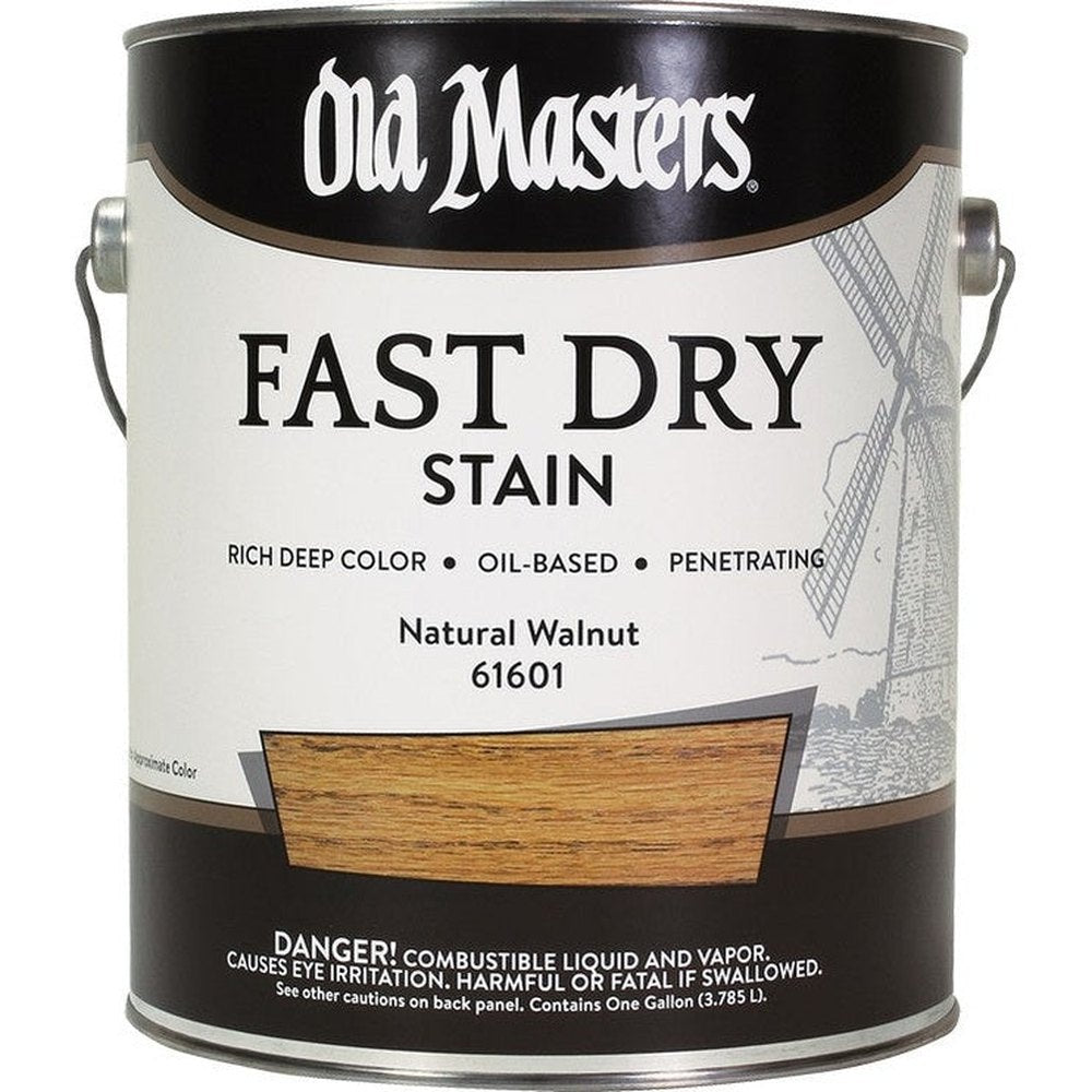 Old Masters 61601 Fast Dry Stain, 1 Gallon, Natural Walnut