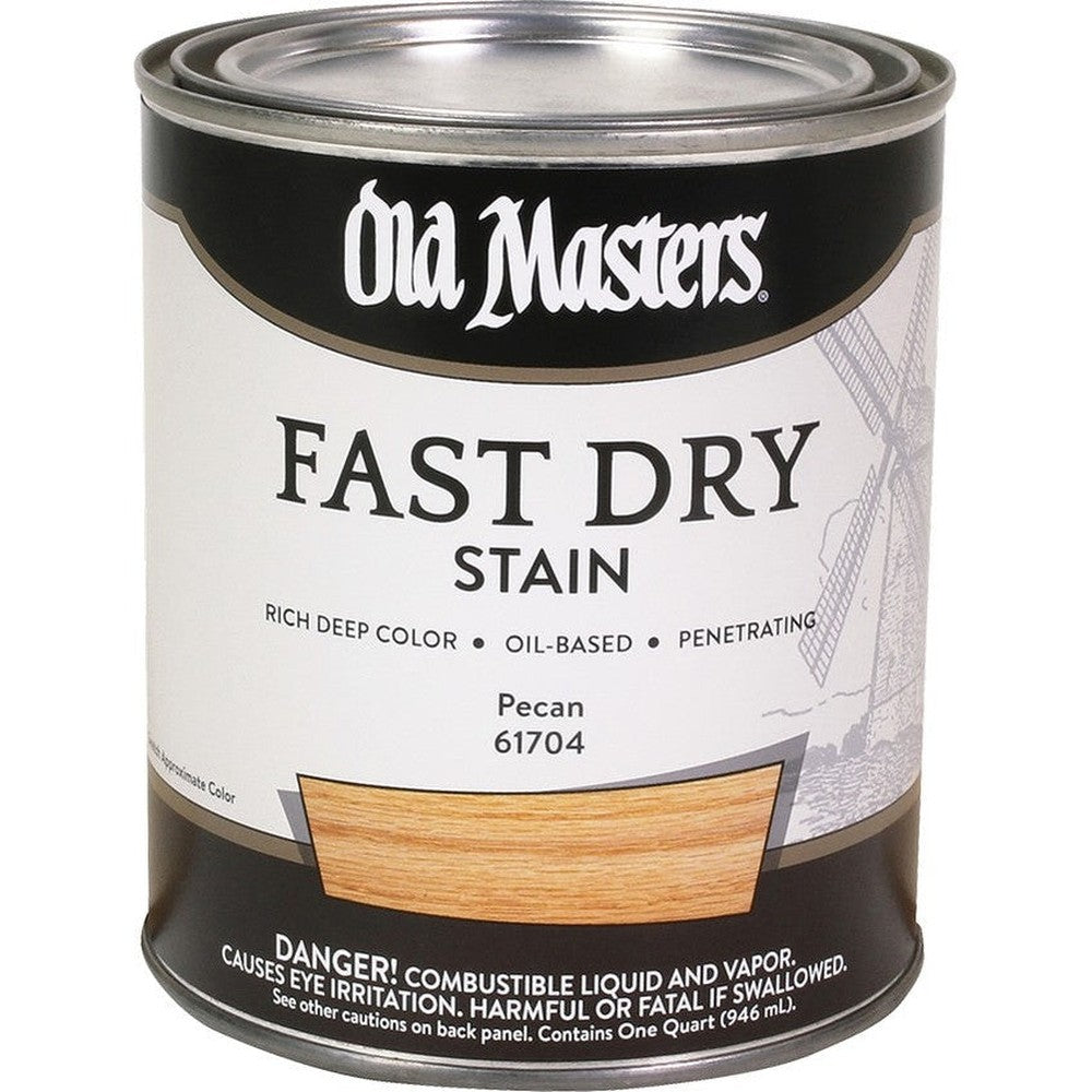 Old Masters 61704 Fast Dry Stain, 1 Quart, Pecan