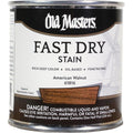 Old Masters 61816 Fast Dry Stain, Half Pint, American Walnut
