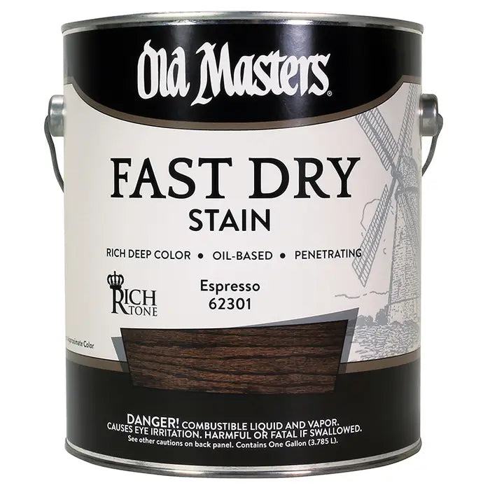Old Masters 62301 Fast Dry Stain, 1 Gallon, Espresso