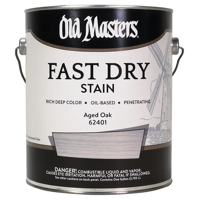 Old Masters 62401 Fast Dry Stain, 1 Gallon, Aged Oak