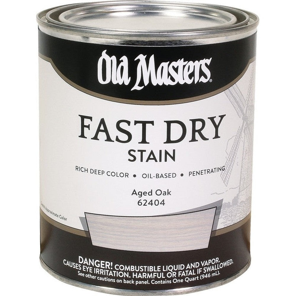 Old Masters 62404 Fast Dry Stain, 1 Quart, Aged Oak