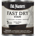 Old Masters 62616 Fast Dry Stain, Half Pint, Carbon Black