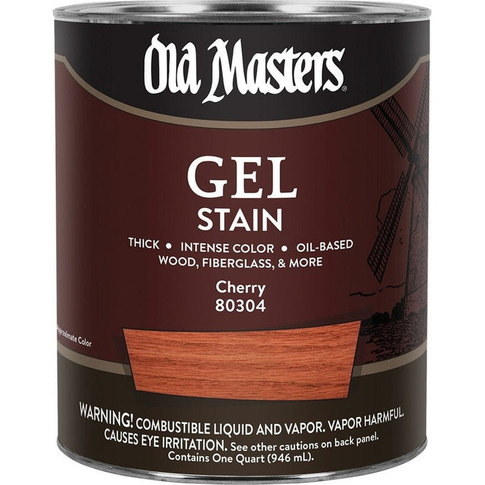Old Masters 80304 Gel Stain, One Quart, Cherry