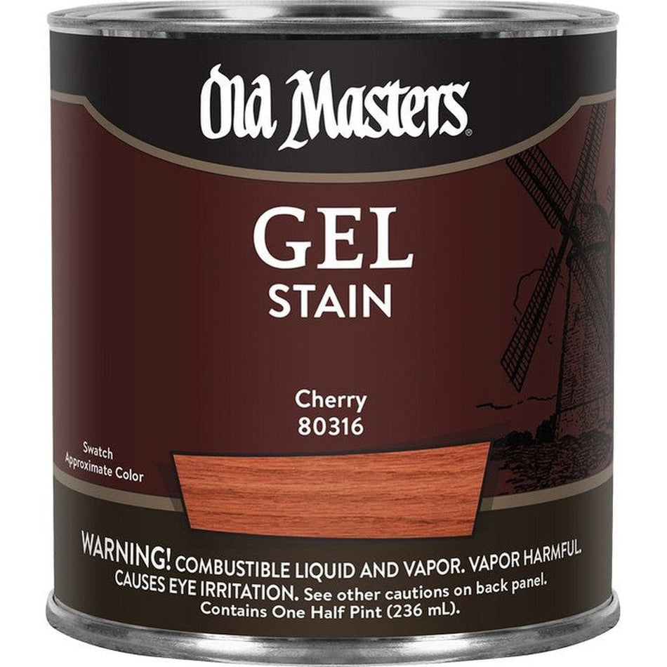 Old Masters 80316 Gel Stain, One Half Pint, Cherry