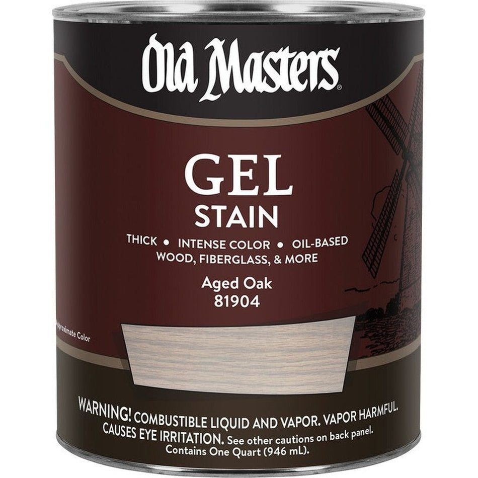 Old Masters 81904 Gel Stain, One Quart, Aged Oak