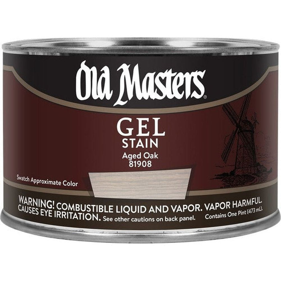 Old Masters 81908 Gel Stain, One Pint, Aged Oak