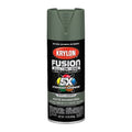 Krylon K02796007 Fusion All-in-One Spray Paint, Matte Spanish Moss, 12 oz.