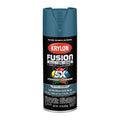 Krylon K02792007 Fusion All-in-One Spray Paint, Satin Peacock Blue, 12 oz.
