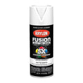 Krylon K02764007 Fusion All-in-One Spray Paint, Matte White, 12 oz.