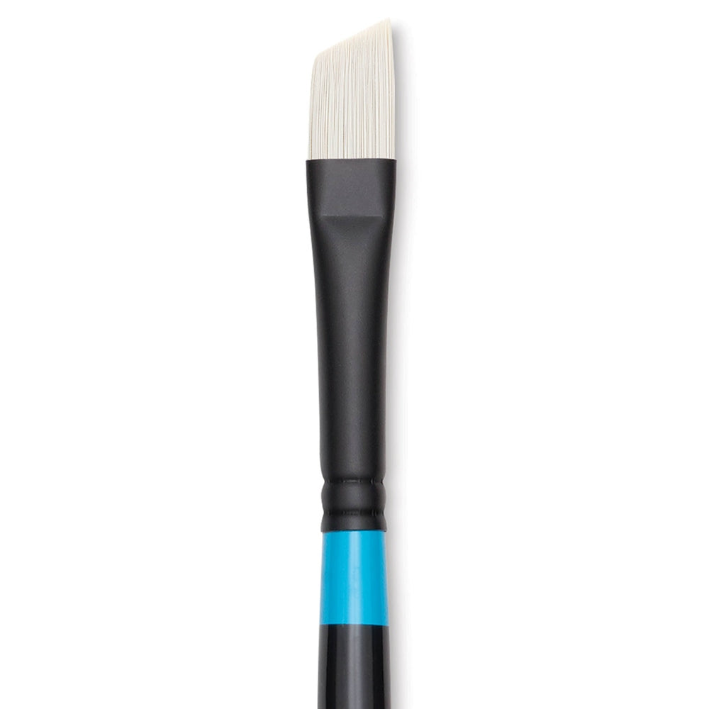 Princeton Art & Brush 09154-1006 Series 6500 Aspen Synthetic Brush – Long Handle, Angle Bright, Size 6