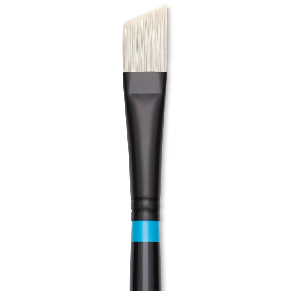 Princeton Art & Brush 09154-1010 Series 6500 Aspen Synthetic Brush – Long Handle, Angle Bright, Size 10