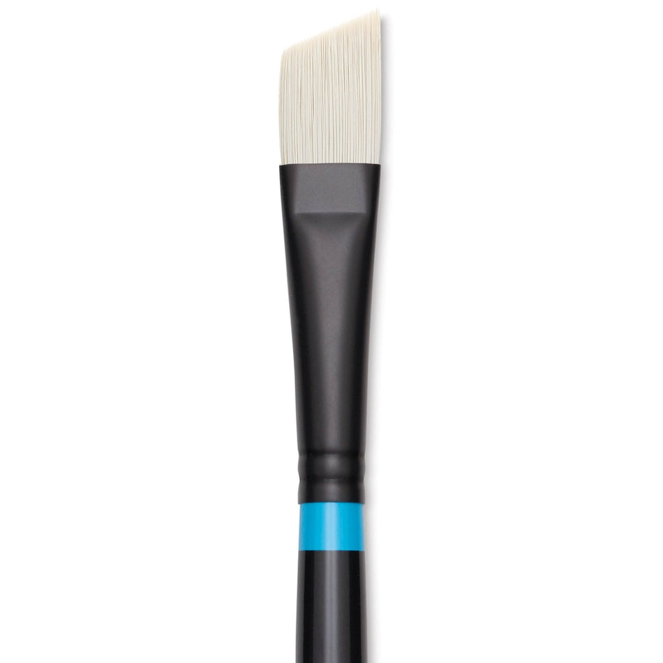 Princeton Art & Brush 09154-1010 Series 6500 Aspen Synthetic Brush – Long Handle, Angle Bright, Size 10