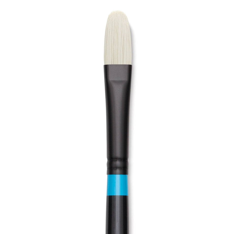 Princeton Art & Brush 09156-1008 Series 6500 Aspen Synthetic Brush – Long Handle, Filbert, Size 8