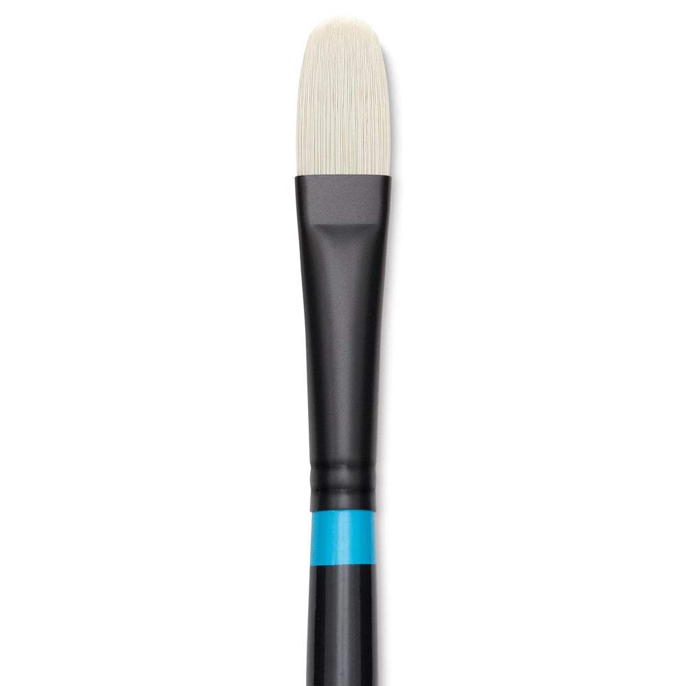 Princeton Art & Brush 09156-1010 Series 6500 Aspen Synthetic Brush – Long Handle, Filbert, Size 10