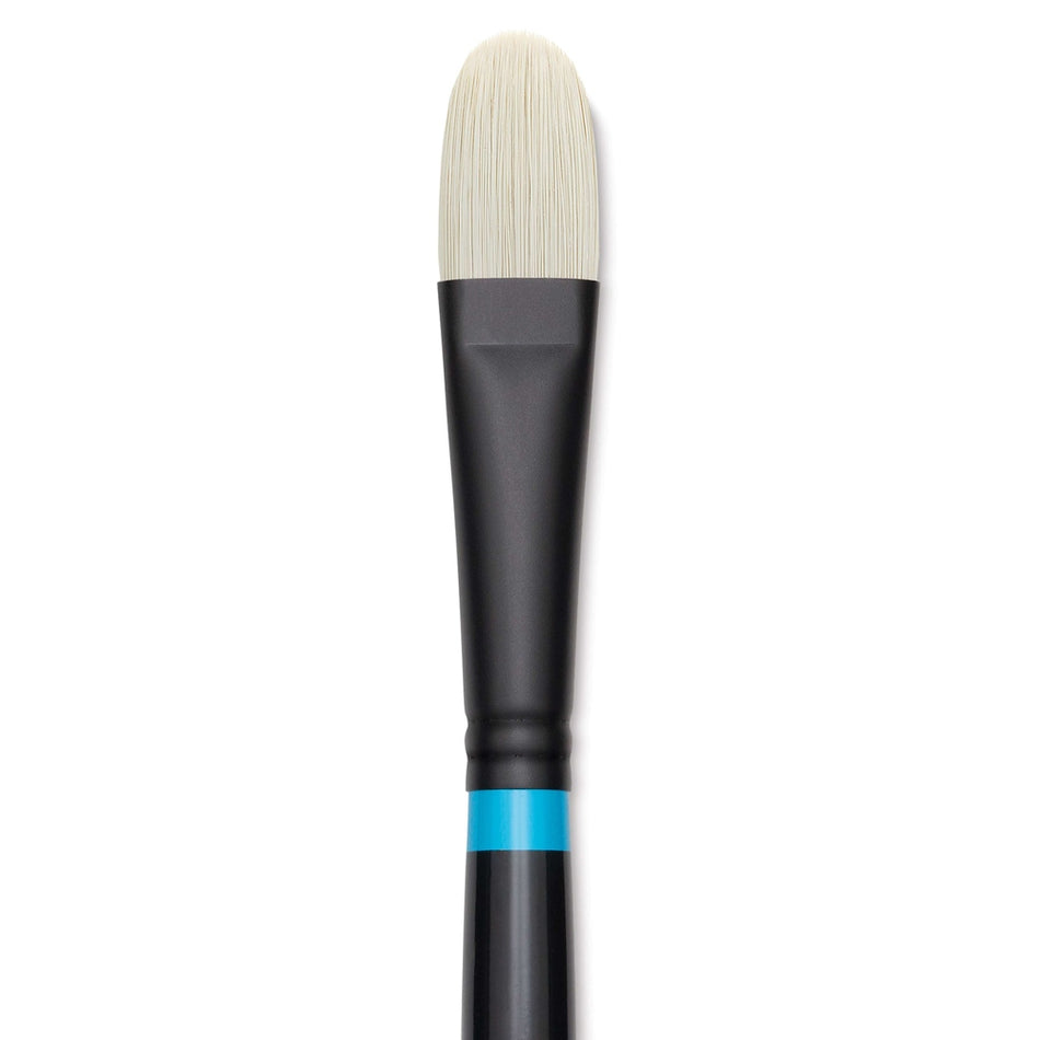 Princeton Art & Brush 09156-1012 Series 6500 Aspen Synthetic Brush – Long Handle, Filbert, Size 12