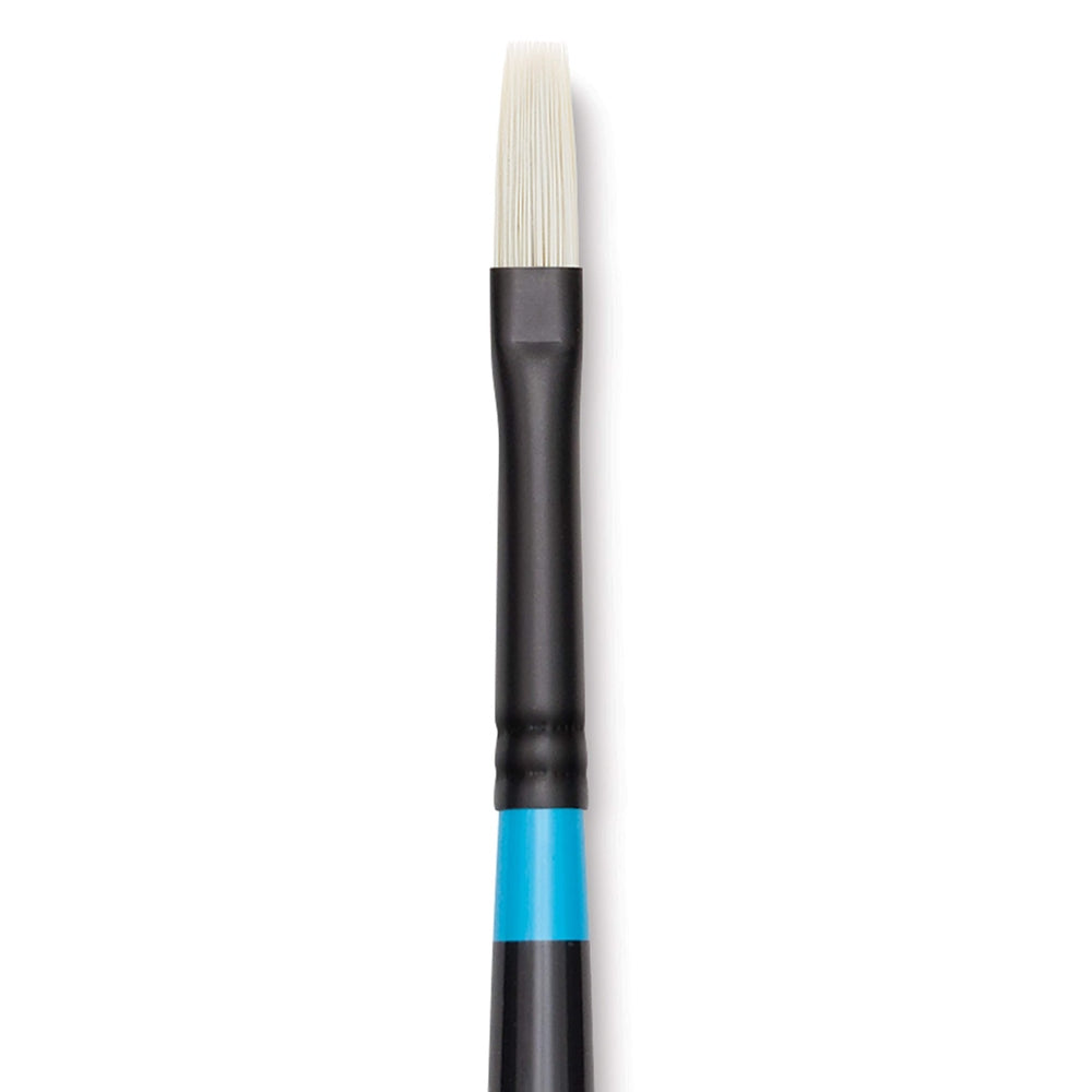 Princeton Art & Brush 09157-1002 Series 6500 Aspen Synthetic Brush – Long Handle, Flat, Size 2