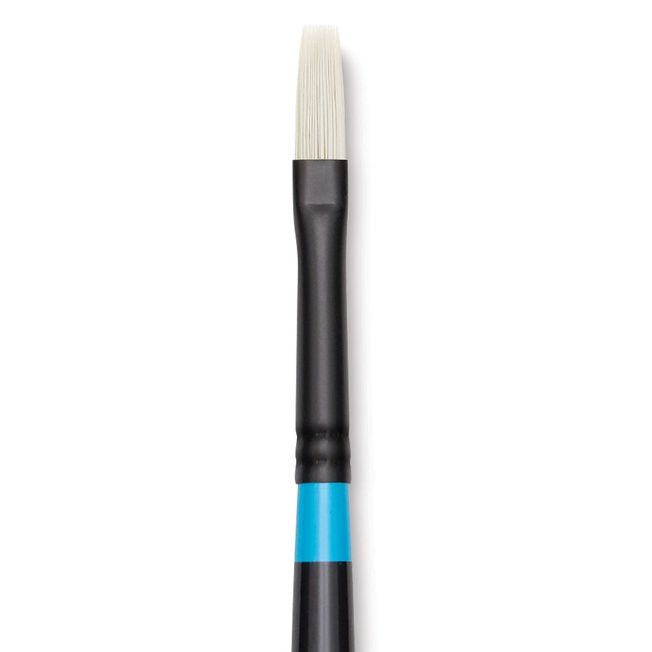Princeton Art & Brush 09157-1002 Series 6500 Aspen Synthetic Brush – Long Handle, Flat, Size 2