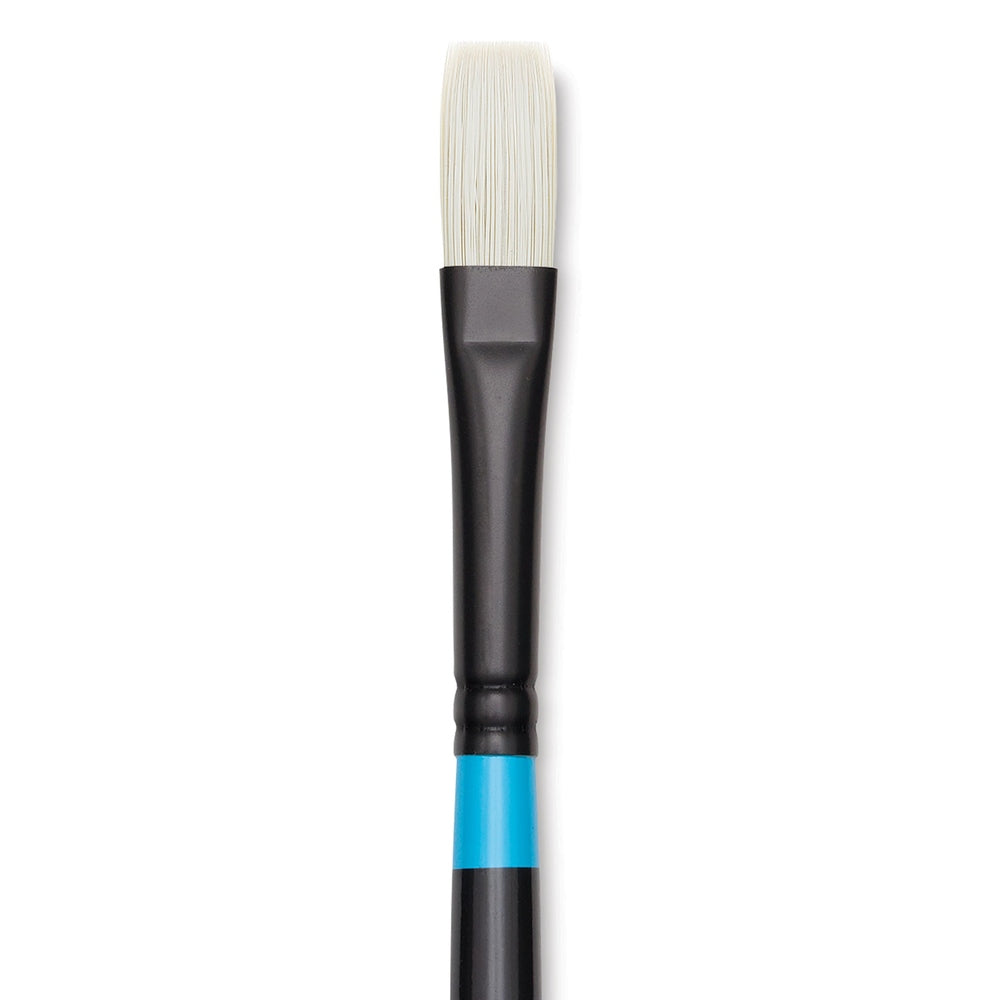 Princeton Art & Brush 09157-1006 Series 6500 Aspen Synthetic Brush – Long Handle, Flat, Size 6